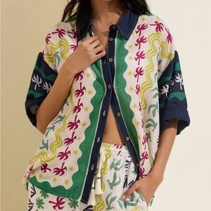 Daniella Manini x Celandine button down, size small NWT